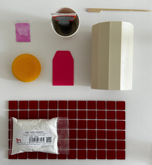 DIY Bastelset Mosaik Vase