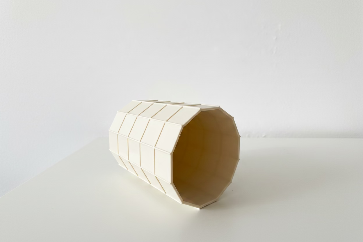 Runde Form für Vase aus Fliesen