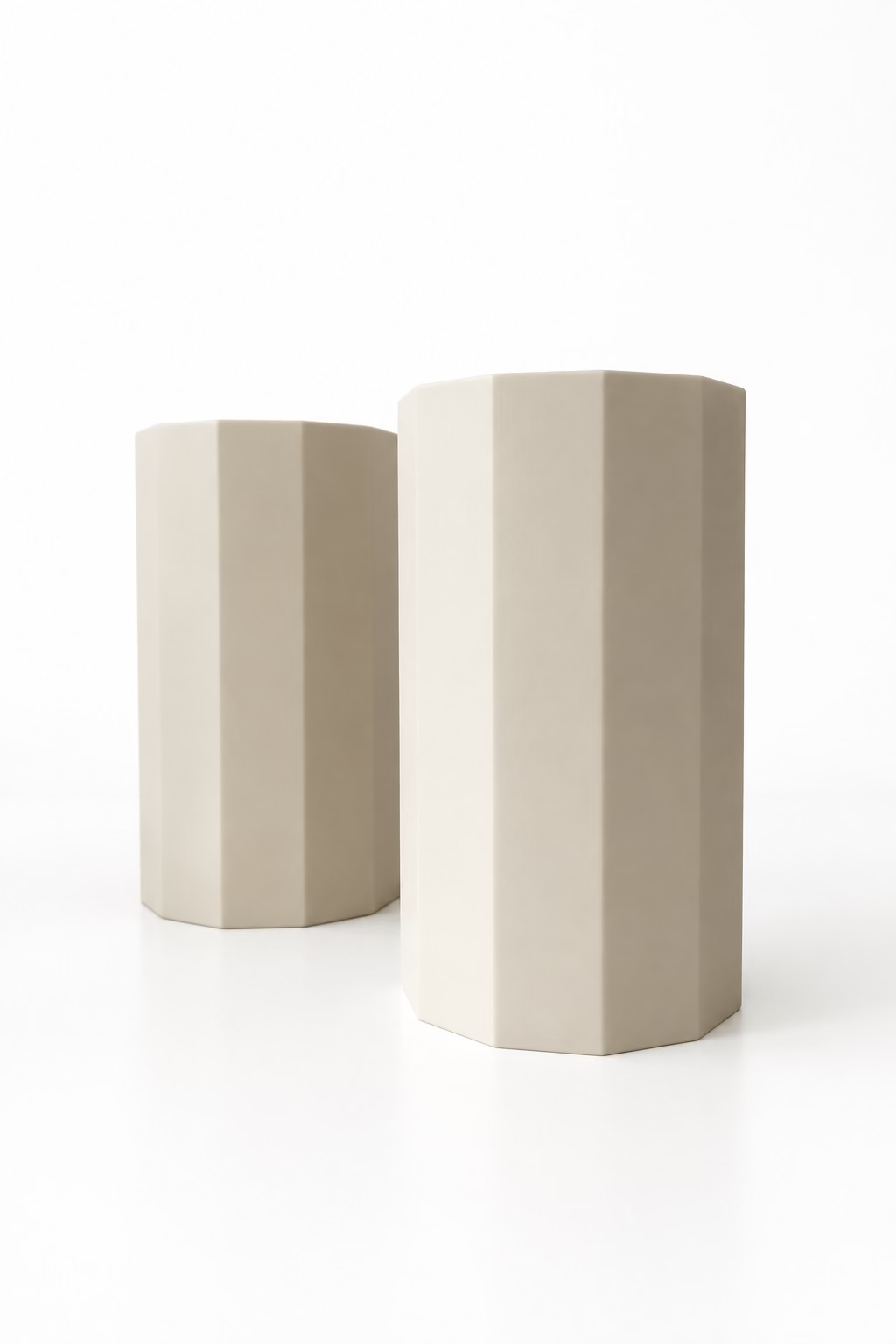 Duo-Set Vase aus Fliesen
